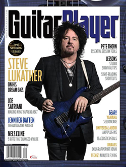 Guitar Player magazine cover with Guthrie Govan